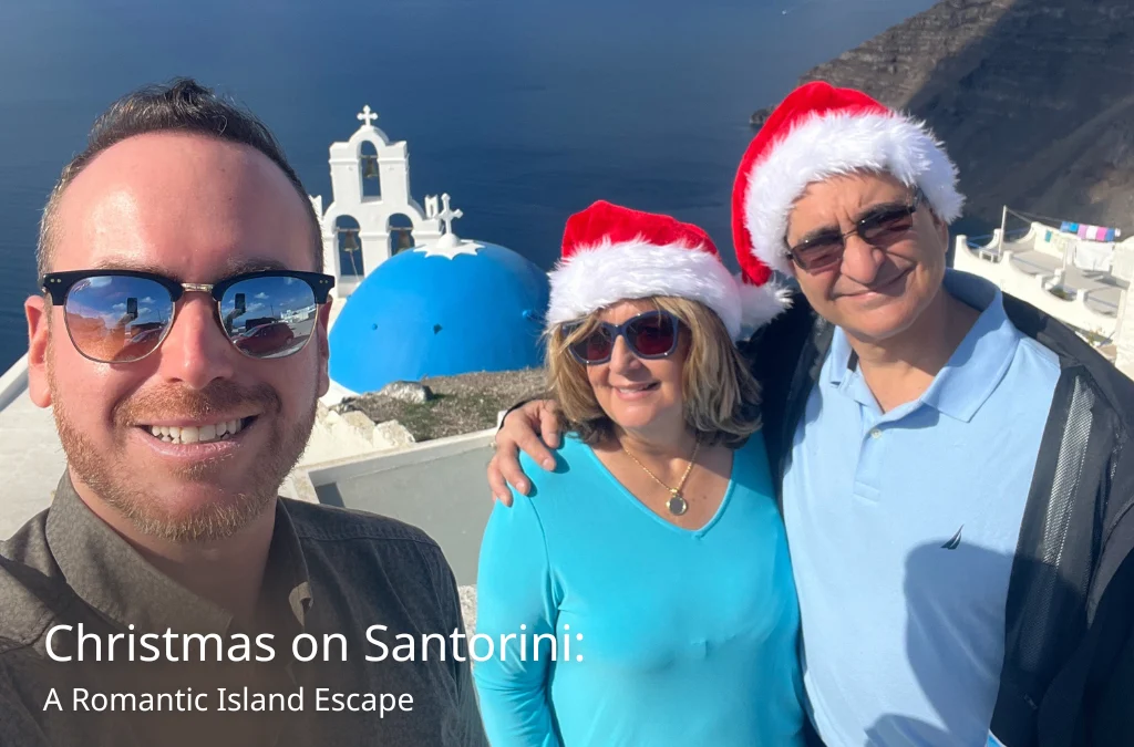 Visit Santorini from Athens around Christmas