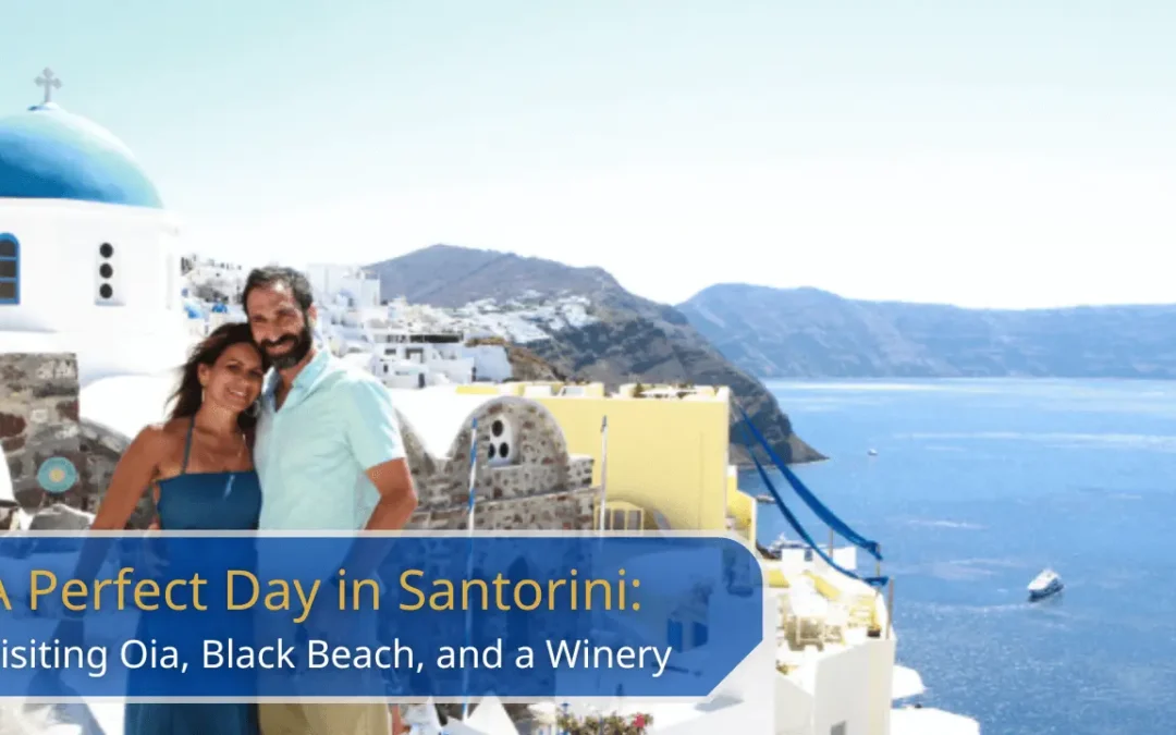 A Perfect Day in Santorini: Visiting Oia, Relaxing at Black Beach, and Savoring Wines